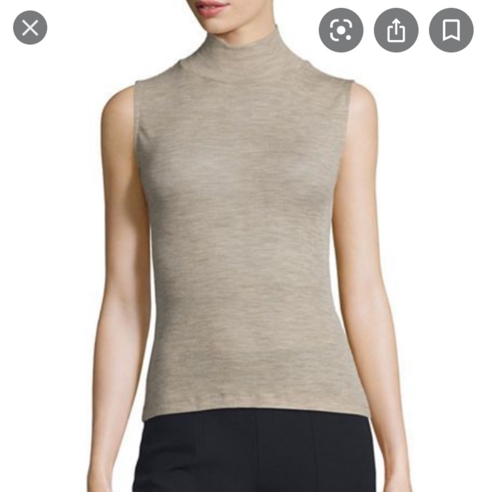 T by Alexander Wang semi sheer ribbed turtleneck
